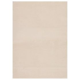 Shaggy Rug Beige 7'x9' Polyester
