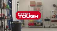 Hyper Tough 5 Tier Wire Shelf; Black; 1750 lb Capacity