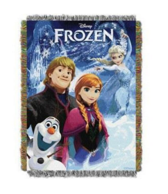 Disney A Frozen Day Licensed 48"x 60" Woven Tapestry Throw by The Northwest Company