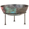 Colorful Rustic Fire Pit Ø 23.6" Iron