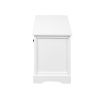 U_STYLE Homes Collection  Wood Storage Bench with 3  Drawers and 3 Woven Baskets