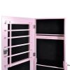 Free Standing Mirror Jewellery Cabinet Wardrobe