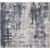 Navy Abstract Accent Rug, 5' x 7'