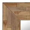 Mirror Reclaimed Teak 19.6"x19.6"