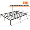 Metal Bed Frame, Simple and Atmospheric Metal Platform Bed Frame, Storage Space Under The Bed Heavy Duty Frame Bed, Sturdy Full Size Bed Frame