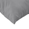 Throw Pillows 4 pcs Gray 23.6"x23.6" Fabric