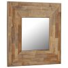 Mirror Reclaimed Teak 19.6"x19.6"