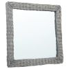 Mirror 23.6"x23.6" Wicker
