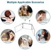 3 Way Mirror with Telescopic Hanger Tri-fold Mirror Personal Makeup Mirror for Self Shaving Hair Cutting Dyeing Curling Braiding