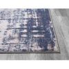 Navy Abstract Accent Rug, 5' x 7'