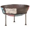 Colorful Rustic Fire Pit Ø 23.6" Iron
