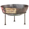 Colorful Rustic Fire Pit Ø 23.6" Iron