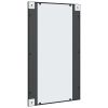 Wall Mirror Black 23.6"x39.4" Rectangle Iron