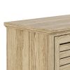 Bridgevine Home Topanga 83 inch Electric Fireplace TV Console for TVs up to 95 inches, Alabaster finish