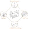 Multifunctional S-shaped Dual Layers Bowls & Dishes & Chopsticks & Spoons Collection Shelf Dish Drainer XH